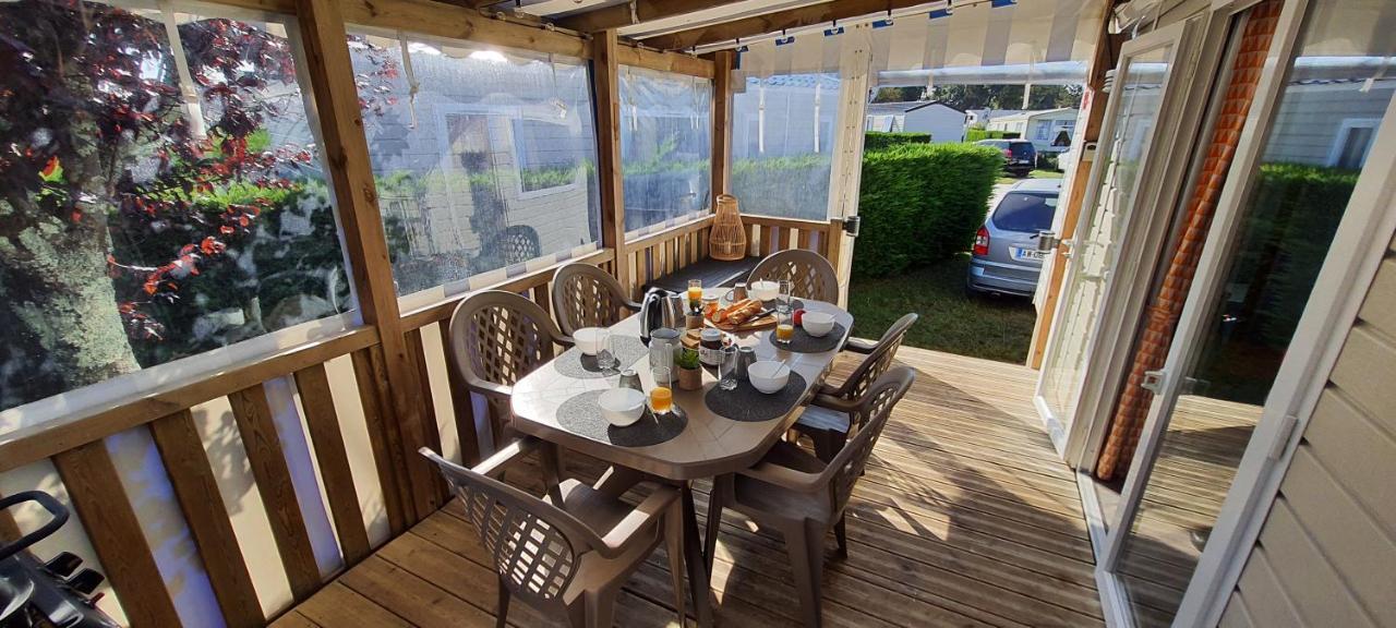 Mobilhome 2Ch Climatise-Terrasse Fermee-4 Velos-Camping 4 Etoiles Les Charmettes Les Mathes Exteriér fotografie