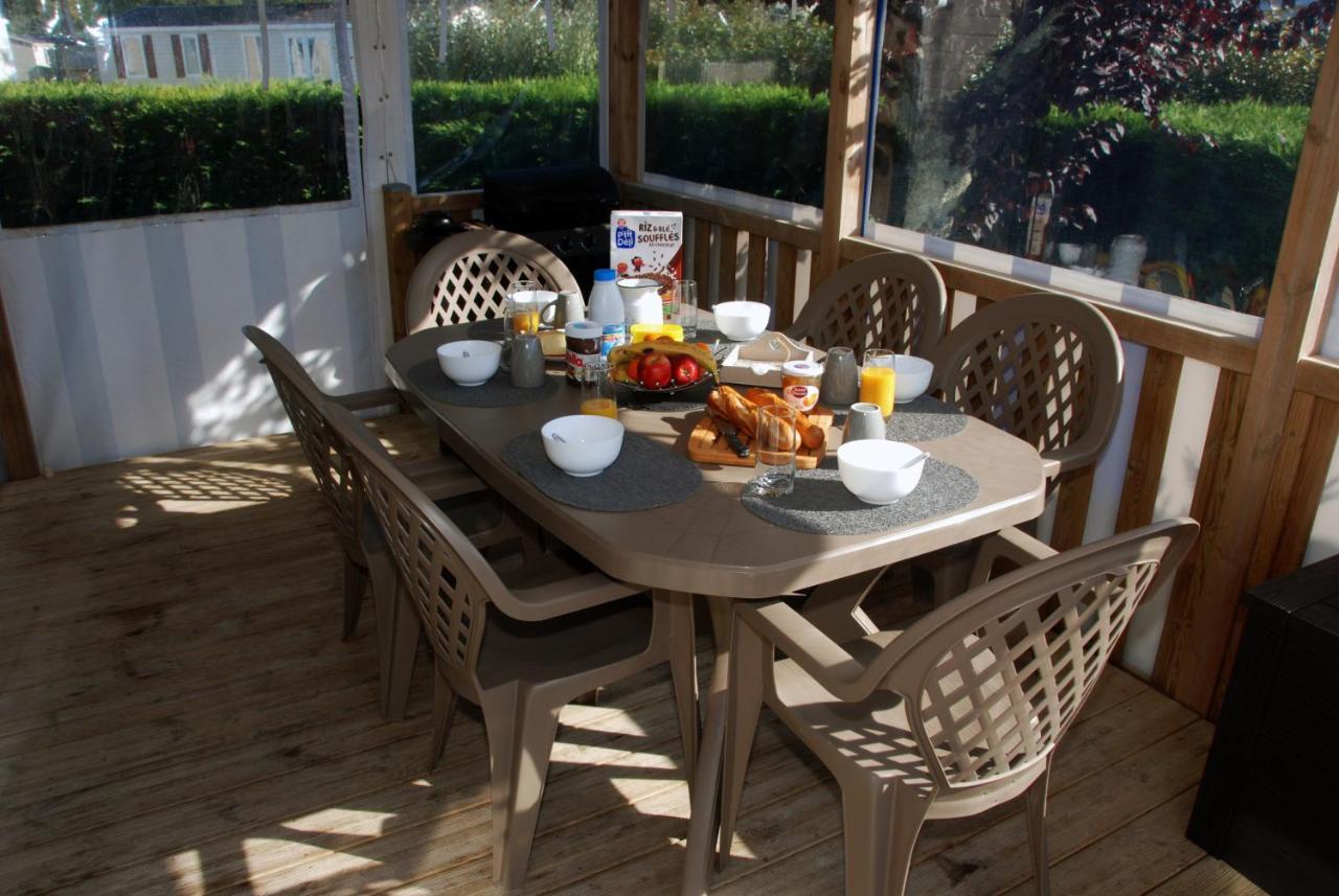 Mobilhome 2Ch Climatise-Terrasse Fermee-4 Velos-Camping 4 Etoiles Les Charmettes Les Mathes Exteriér fotografie
