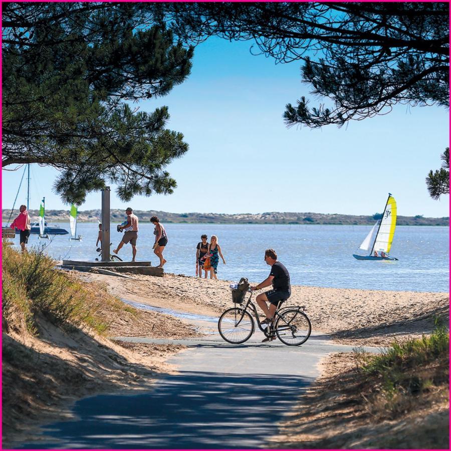 Mobilhome 2Ch Climatise-Terrasse Fermee-4 Velos-Camping 4 Etoiles Les Charmettes Les Mathes Exteriér fotografie
